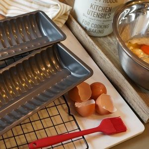 Lot of 2 Almond Cake Pan / Rehrucken Pan